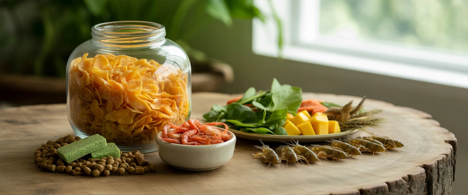 Корм для рыб и рептилий - Баннер категории