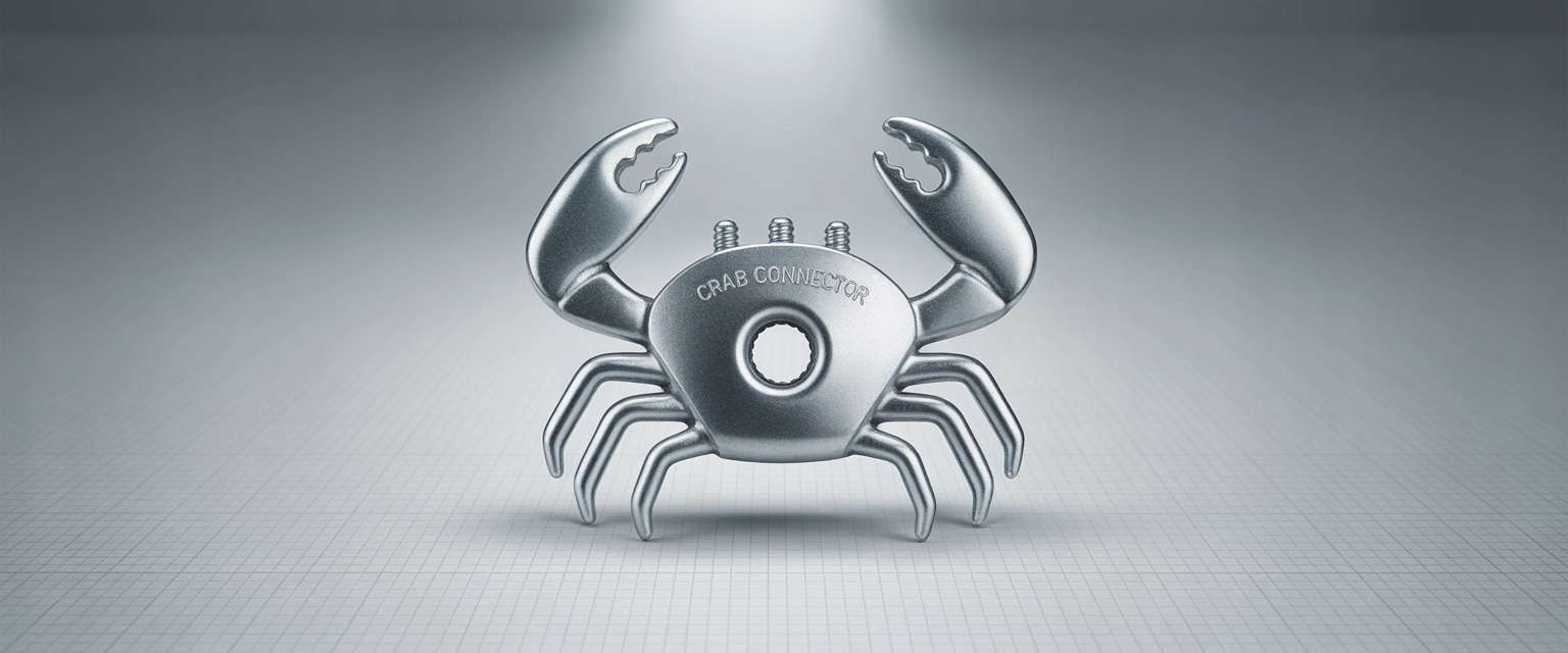 Краб-крепления (для пересечений профилей) - Баннер категории