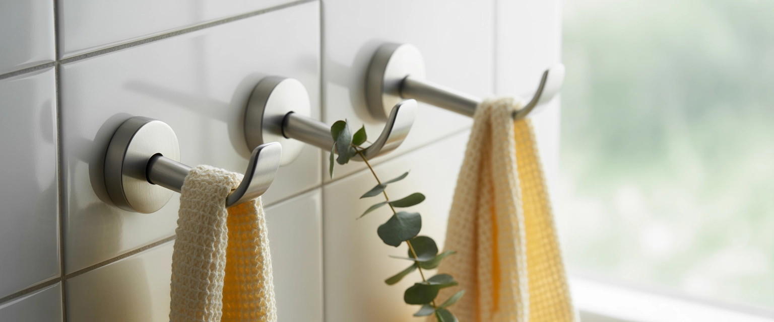 Крючки для полотенец (для ванной) - Баннер категории