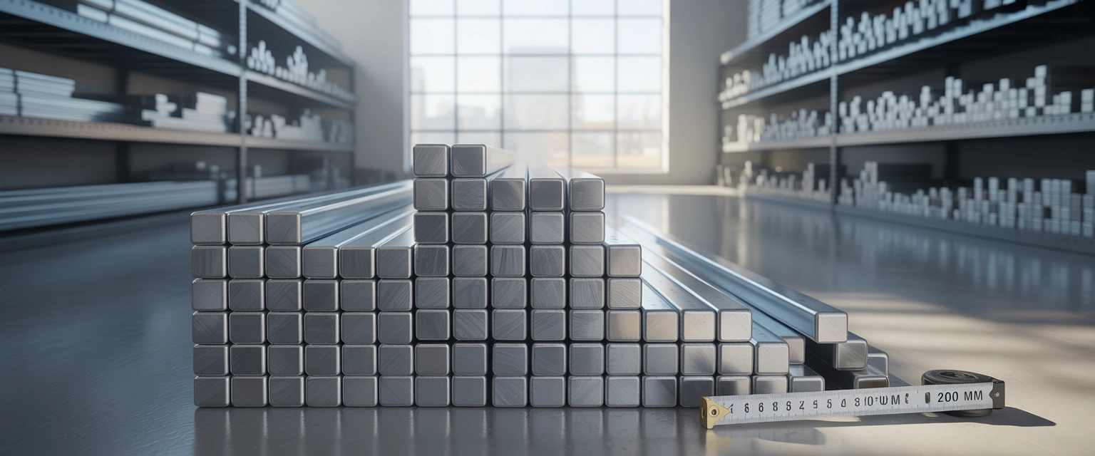 Квадрат металлический (от 10×10 до 200×200 мм) - Баннер категории