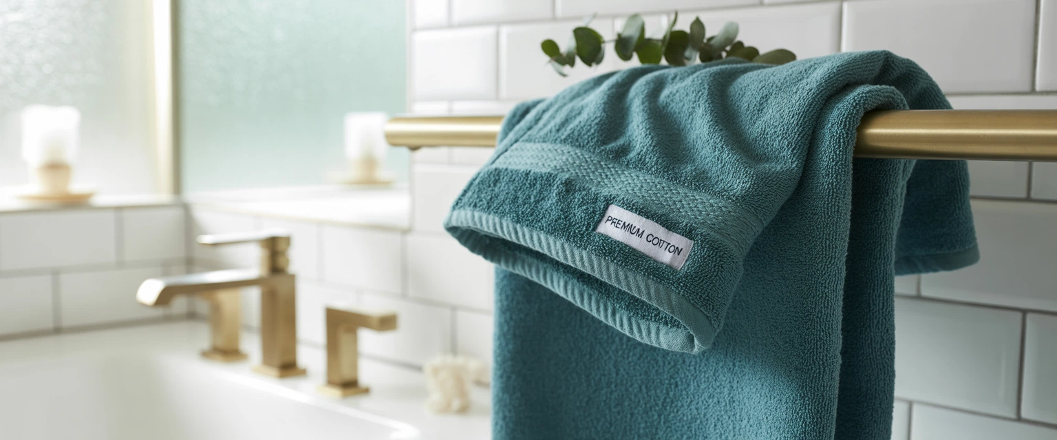 Махровые полотенца - Баннер категории