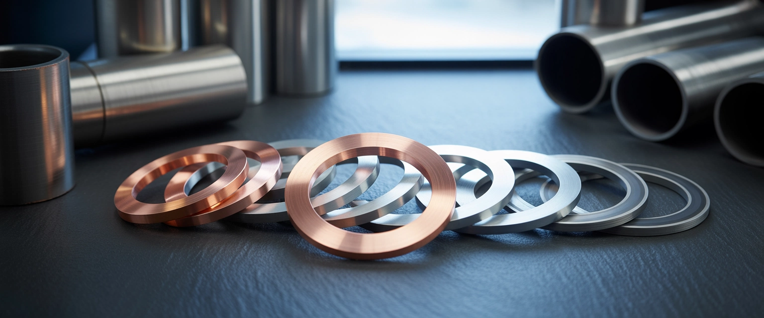 Металлические прокладки (медные, алюминиевые, стальные) - Баннер категории