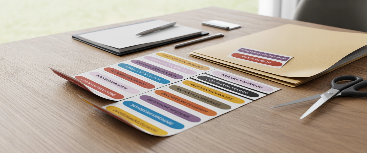 Наклейки информационные - Баннер категории