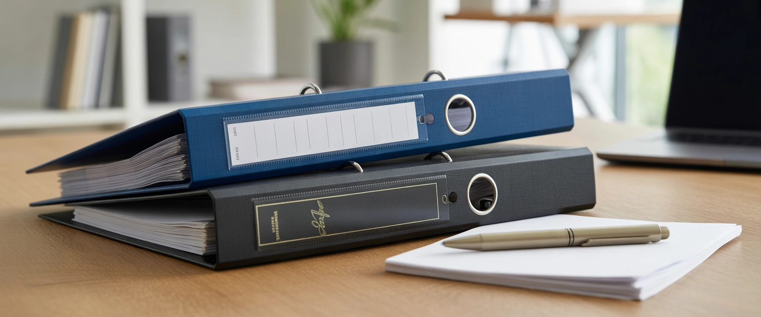 Папки с кольцами (А4, А5) - Баннер категории