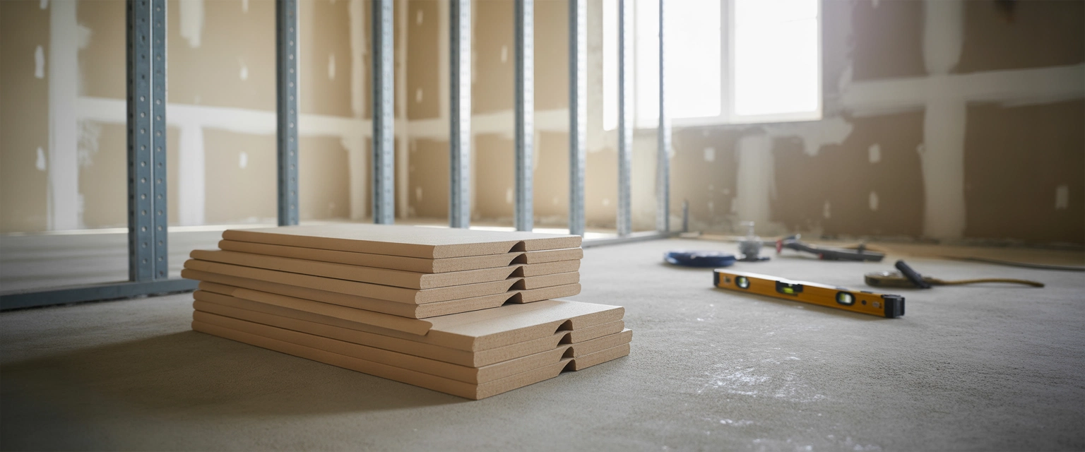 Пазогребневые плиты для перегородок - Баннер категории