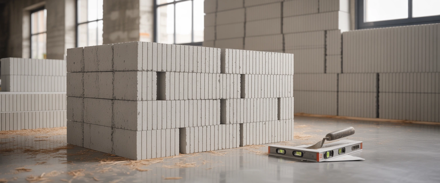 Перегородочные блоки, Для межкомнатных перегородок - Баннер категории