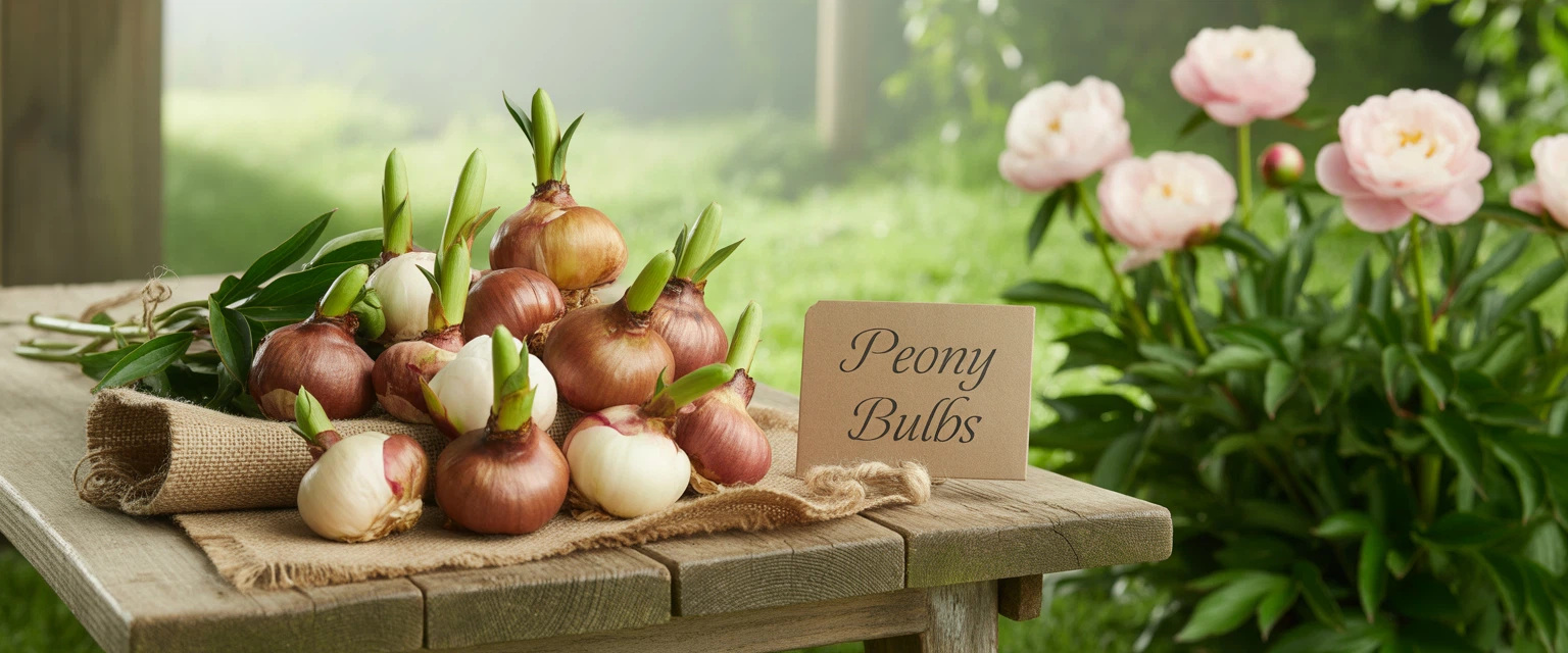 Пион луковицы - Баннер категории