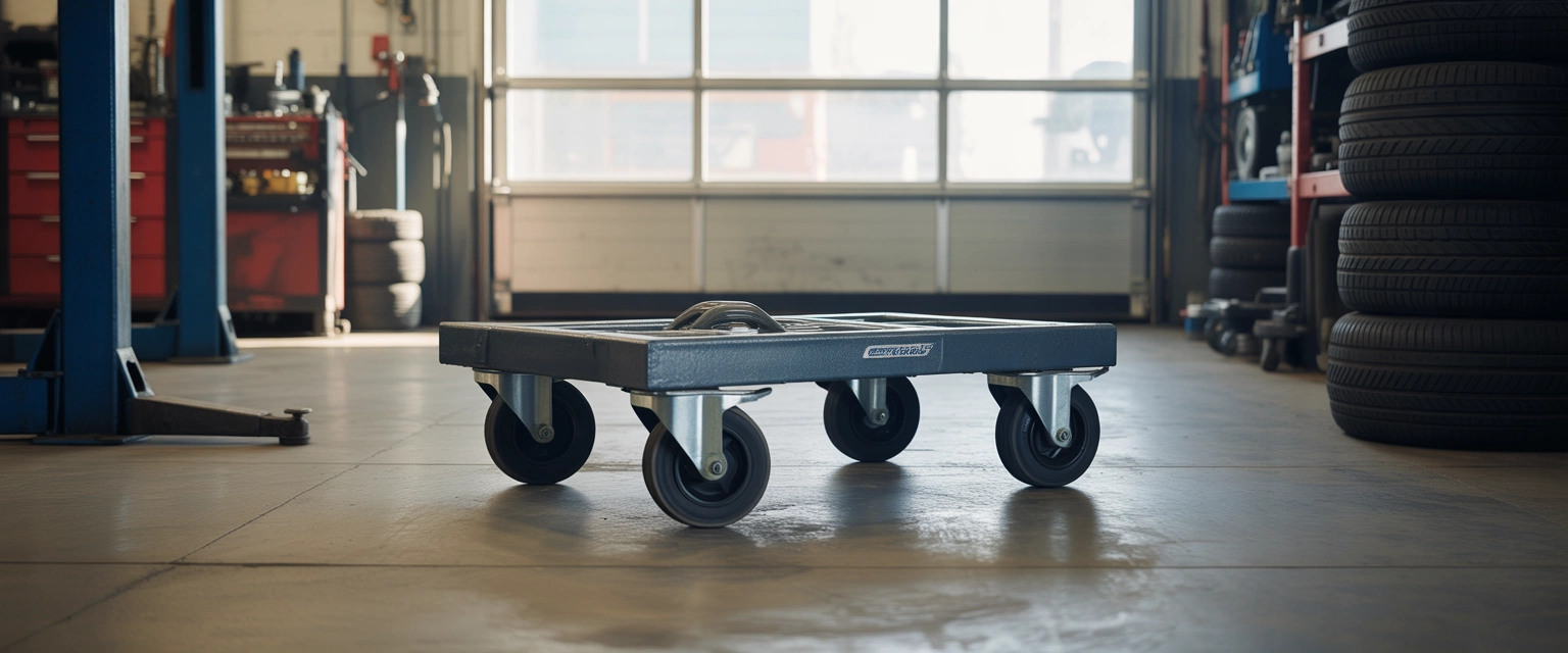 Подкатные тележки для колёс автомобиля - Баннер категории