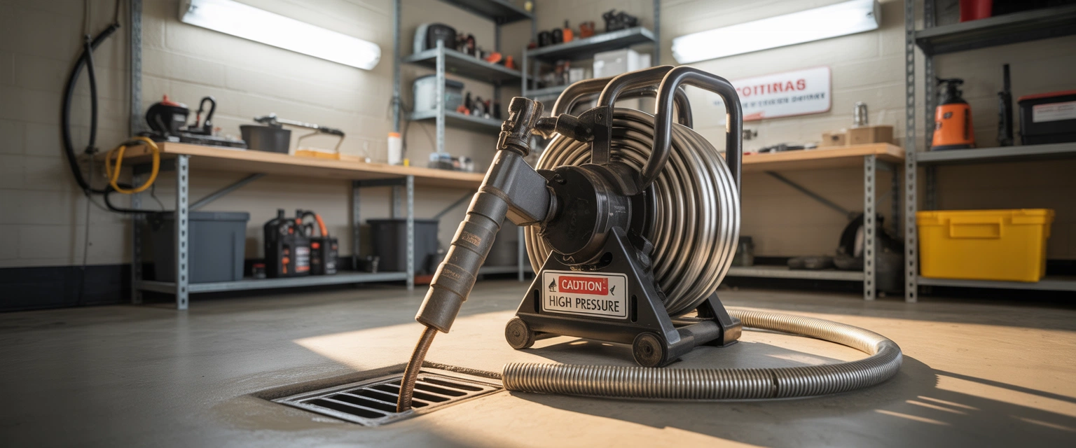 Профессиональные машины для прочистки труб - Баннер категории