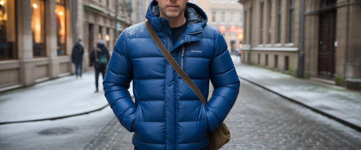 Пуховики мужское - Баннер категории