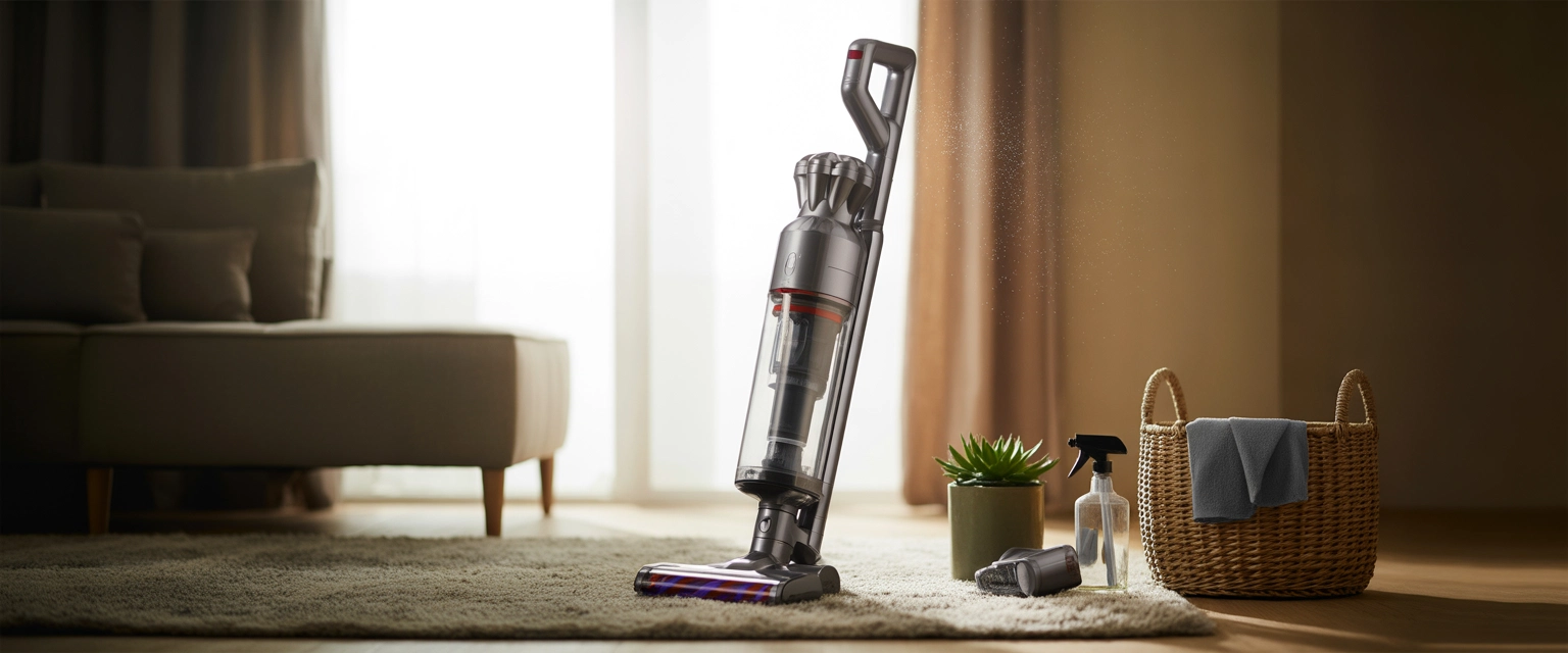 Вертикальные и ручные пылесосы - Баннер категории