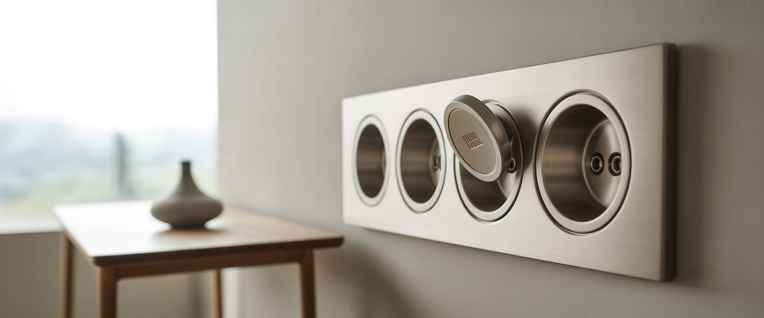 Рамка четверная для розеток - Баннер категории