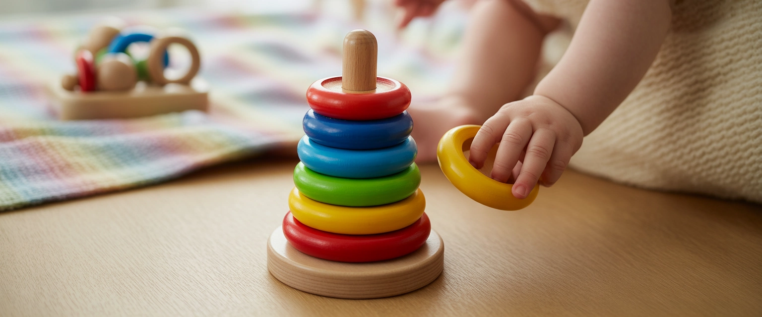 Развивающие игрушки для малышей - Баннер категории