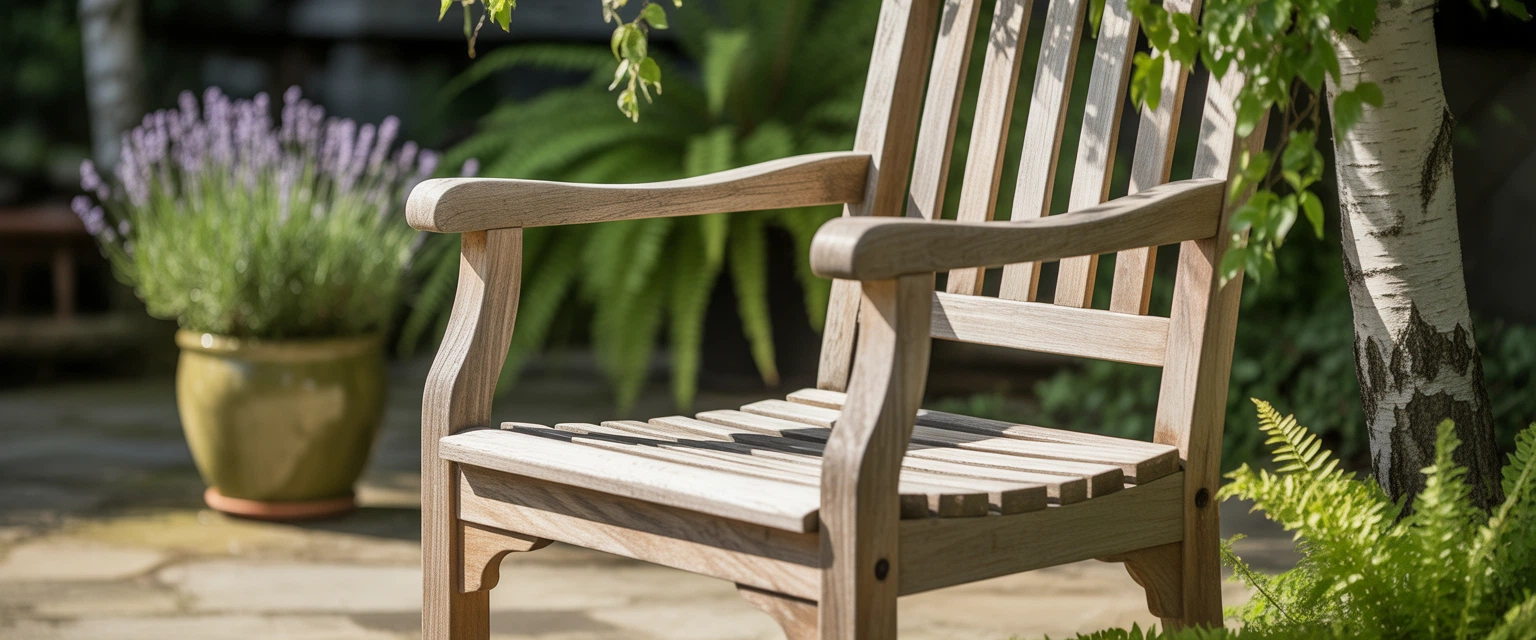 Садовые стулья из дерева - Баннер категории