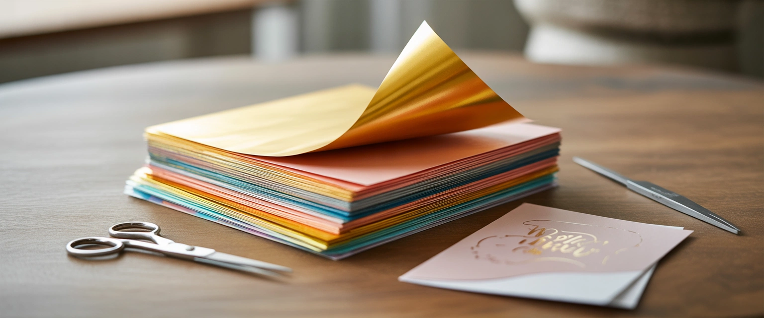 Самоклеящаяся, фольгированная бумага - Баннер категории