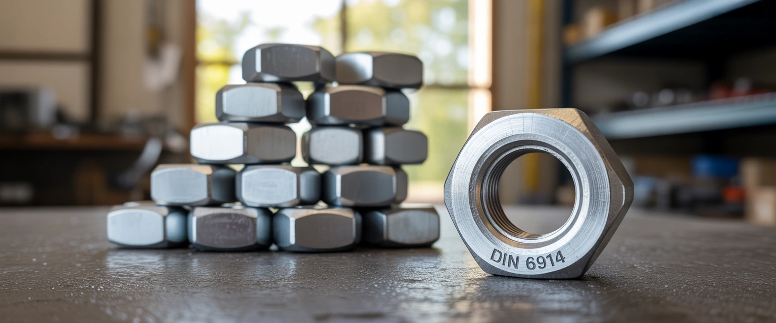 Шестигранные гайки (DIN 6914 Высокопрочные) - Баннер категории