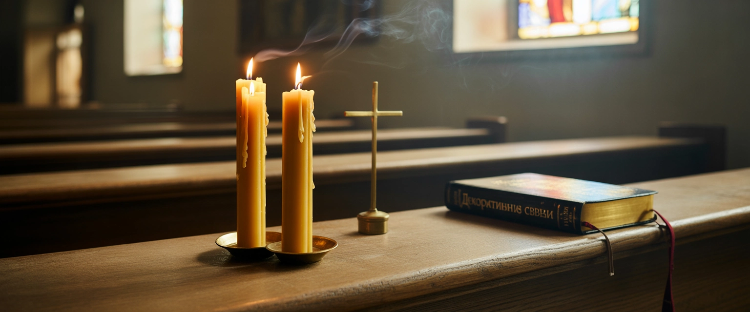 Свечи церковные - Баннер категории