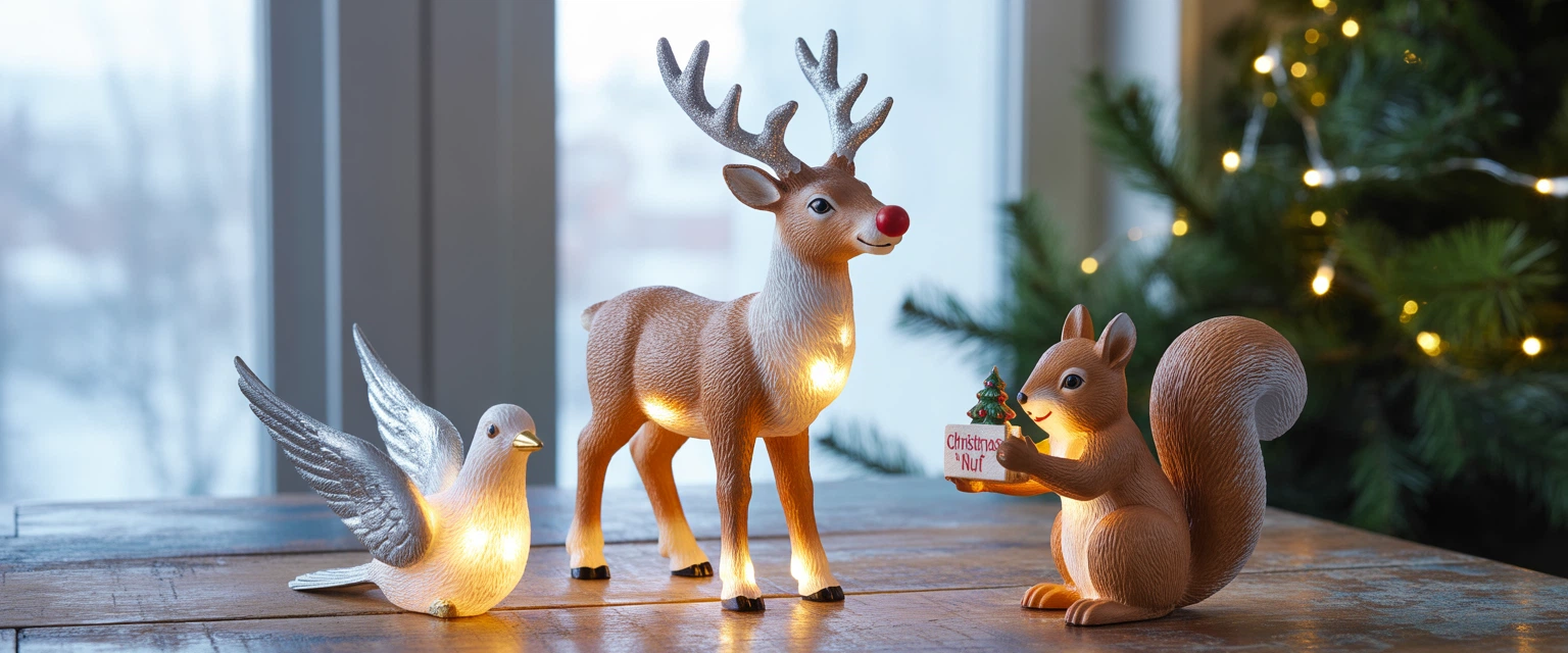 Светодиодные фигуры животных и птиц - Баннер категории