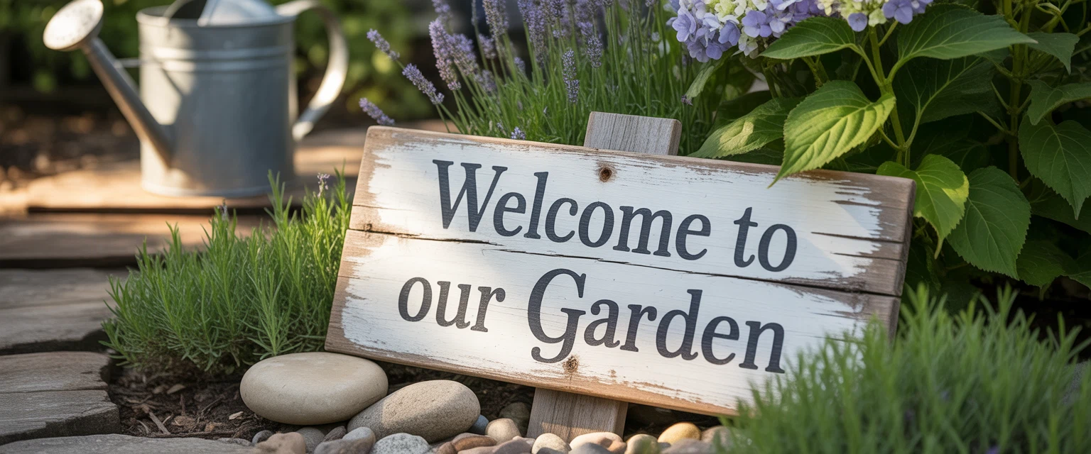 Таблички для сада - Баннер категории