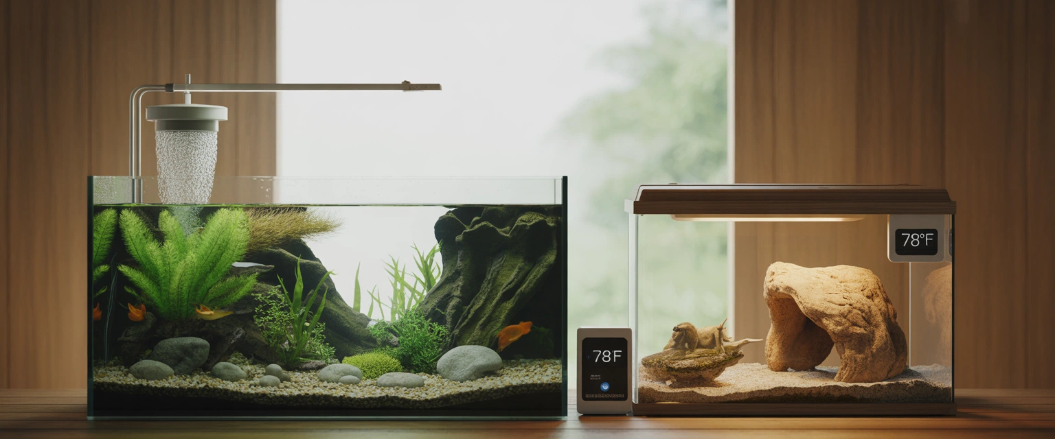 Товары для рыб и рептилий - Баннер категории