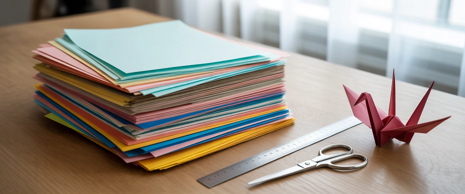 Цветная бумага и картон - Баннер категории