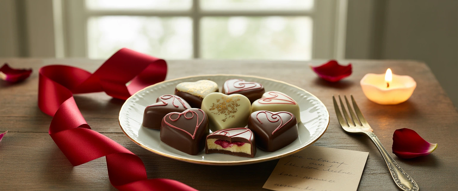 Валентинки (сердечки из шоколада) - Баннер категории