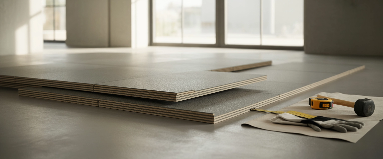 Звукоизоляционные панели для пола - Баннер категории